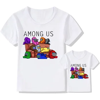 Uite De Familie Printre Noi Haine Pentru Copii Potrivite Camiseta Roupas Tati Mami Si Pe Mine Mama Fiica Ropa Madre E Hija En-Gros