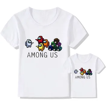 Uite De Familie Printre Noi Haine Pentru Copii Potrivite Camiseta Roupas Tati Mami Si Pe Mine Mama Fiica Ropa Madre E Hija En-Gros