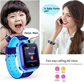 Ceas inteligent pentru Copii, Ceas Telefon pentru Android IOS Viața Impermeabil LBS Poziționare Cartelă Sim 2G Dail Apel d29