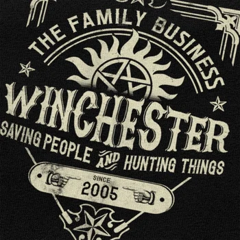 Hip Hop Supranaturale Winchester Afaceri T Camasa Pentru Barbati 2020 Nou Design T-Shirt Marime Mare pentru Barbati Tee Topuri Show TV Tricou Marfa