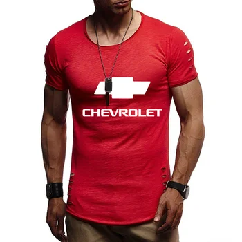 Noi de Vară 2020 pentru Bărbați T-Shirt Masina Chevrolet Logo-ul de imprimare de înaltă calitate Bumbac Echipajul gât casual Barbati maneca scurta