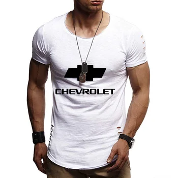 Noi de Vară 2020 pentru Bărbați T-Shirt Masina Chevrolet Logo-ul de imprimare de înaltă calitate Bumbac Echipajul gât casual Barbati maneca scurta