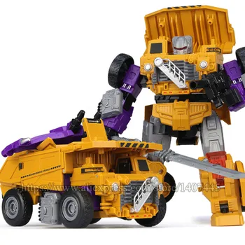 6 ÎN 1 Noi Devastatorul Combiner Jucarii Baiat Cool Model de Transformare KO GT Excavator Buldozer, Macara Robot Figurine Copil Jucării