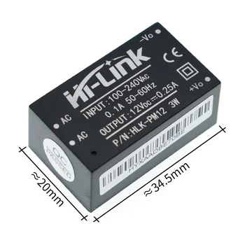 10buc/lot nomu hlk-PM01 nomu hlk-PM03 nomu hlk-PM12 AC-DC 220V la 5V mini modul de alimentare,de uz casnic inteligent comuta modul de alimentare cu energie