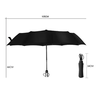Complet automată umbrelă de pliere pentru a crește windproof zece os de afaceri umbrela