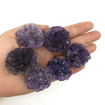 1 BUC Naturale Ametist Grup Violet de Cuart Cristal Sculptate manual Arici Cadou Decor Pietre Naturale și Minerale