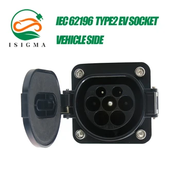 Tip 2 3phase 32A socket EV IEC62196 de încărcare Priză standard European conector de Tip 2 fara cablu pentru încărcare EV