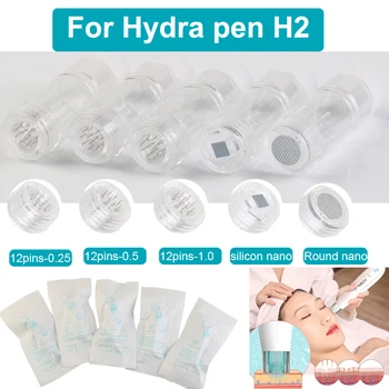 10buc Steril Hydra Pen H2 nano ac cartus Original ac 12 Pini Nano Derma Acid Hialuronic Dr-pen Rotund Microneedle