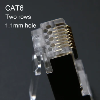Xintylink 50U EZ conector rj45 cat6 jack rg rj 45 cablu ethernet conectați rg45 STP cat5e ftp 8P8C cat 6 de rețea protejat keystone