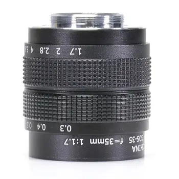Fujian 35mm f/1.7 APS-C CCTV Lentile+inel adaptor+2 Macro Ring+lens hood pentru Fujifilm X Mount Camera Mirroless XT10/XT20/XT30/X100F