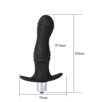10 Frecvența vibrator Anal Dildo Vibrator G-spot de Prostata pentru Masaj Cururi Orgasm Stimulator Anal Margele Vibrator Adult Jucarii Sexuale pentru Barbati