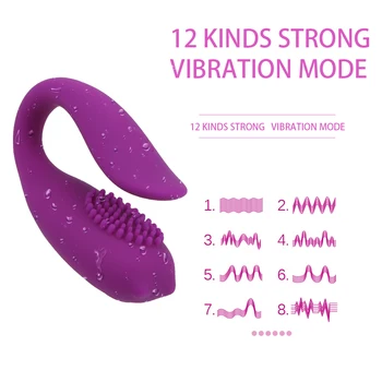 OLO Penis artificial Vibratoare punctul G Masaj Clitoridian Lins Vagin Stimulator fără Fir Control de la Distanță Vibratoare Jucarii Sexuale pentru Femei