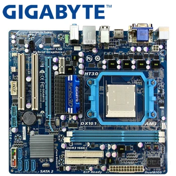GIGABYTE GA-880GM-D2H Desktop Placa de baza 880G, Socket AM3 DDR3 8G Pentru Phenom II/Athlon II uATX Original Folosit Placa de baza