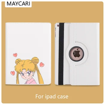 Ipad 2 3 4 Piele Rotativ la 360°, Înapoi Caz Sailor Moon Capac de Protecție Pentru 2020 iPad Pro 11 12.9 10.5 7.9 inch Mini 1 2 3 5