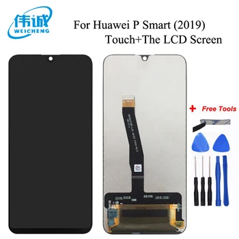 Original Pentru Huawei P Inteligente 2019 LCD Display cu Touch Screen Digitizer Asamblare Cu Cadru Pentru P inteligente 2019 Reparatii lcd
