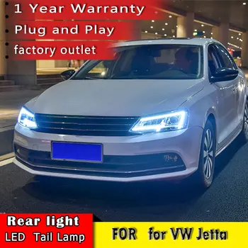 Auto Styling 2012 2017 Pentru vw jetta faruri Pentru VW jetta MK6 cap lămpi cu LED-uri ghid de styling auto bi xenon obiectiv Nou
