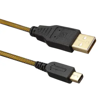 1,5 M de Placare cu Aur Port USB de Încărcare Cablu de Alimentare Pentru Nintendo DSi DSiXL DSiLL Pentru 3DS/XL/LL NDSI/NDSILL Noi