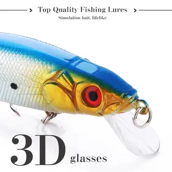 Sougayilang 5Pcs 16cm 23g Laser Greu Momeală Artificială Ochii Pescuit Momeli Crankbait Minnows Plutitoare de Pește Pescuit Nada