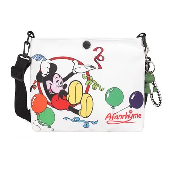 Disney noi de desene animate Mickey Mouse casual sălbatice student fata de un umar messenger sac de pânză de moda de sex feminin portabil geantă de cumpărături
