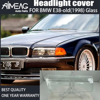 Pentru BMW E38 - stil vechi (se potrivesc 1998 în urmă) Faruri Masina Lentile de Sticlă Lampcover Abajur Luminoase Shell Mască Transparentă din PVC