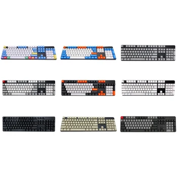 De Potrivire de culoare 108Pcs/Set PBT Culoare de Potrivire de culoare-dovada Mecanice Keyboard Keycap de Înlocuire de înaltă calitate PBT material