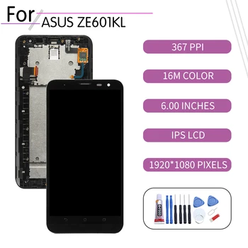 Original Pentru ASUS Zenfone 2 Laser ZE601KL Display LCD Touch Ecran Digitizor de Asamblare Pentru Asus ZE601KL Display cu Rama Z011D