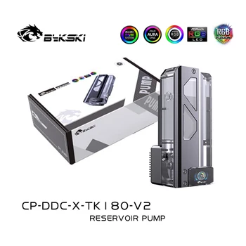 BYKSKI Rezervor Lungime 180mm/220mm*81mm*73.8 mm Acril Răcit cu Apă Tanc / Rezervor cu OLED de Afișare a Temperaturii /O-Lumina RGB