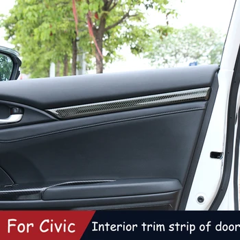 Auto Styling Autocolante Pentru Honda Civic 2016 2017 2018 2019 Civică 10 Accesorii din Oțel Inoxidabil de Usi de Interior Ornamente Cadru