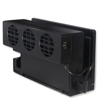 Pentru Nintendo Comutator Docking Station Extern Cooler, Ventilator de Răcire USB NS Stand Original Joc Consola Doc Cooler cu 3 Ventilatoare USB