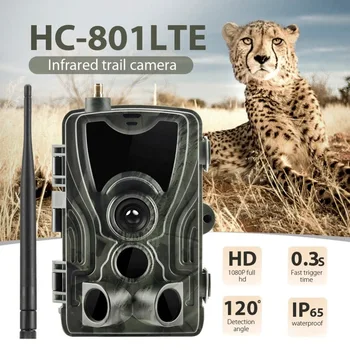 4G Trail Camera de Vânătoare animale Sălbatice Camere de Supraveghere HC-801LTE 16MP 0.3 S Declanșa Infraroșu Cu Antena de Vânătoare Sălbatice Camera