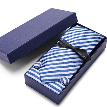 Albastru Polka Dot Silk Tie de 7,5 cm Oameni Cravată Set de Lux Albastru Gri Roz Roșu Florale Cravate pentru Bărbați Cravate de Nuntă Batiste Buton