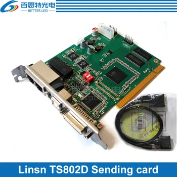 Linsn TS802D sistem de control Trimiterea de carduri De Mare Plin de culoare LED display LED controller card