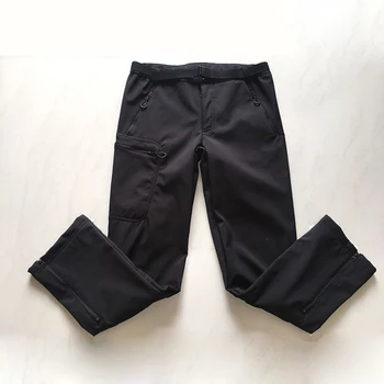 Personaliza LOGO-ul Drumeții Softshell Pantaloni Bărbați Impermeabil de Iarna Cald Fleece Pantaloni Sport în aer liber, Pescuit, Vânătoare, Schi Îmbrăcăminte