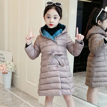 2020 Fete Jos Jachete Copii Adolescente Haine groase Copii Gros Haine pentru Fete de Moda de Iarnă Jachete Lungi Copii Îmbrăcăminte de Îmbrăcăminte