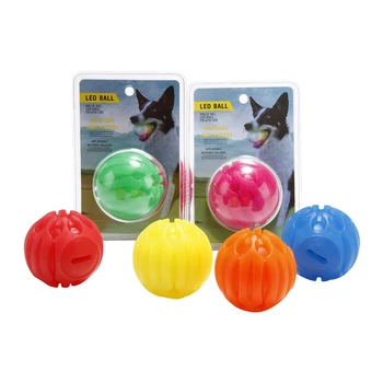 Animale de companie Luminoasă cu LED-uri de Câine Musca Mingea Jucărie Minge de Formare Musca Mingea Impermeabil Jucărie pentru Câini Minge，Q8