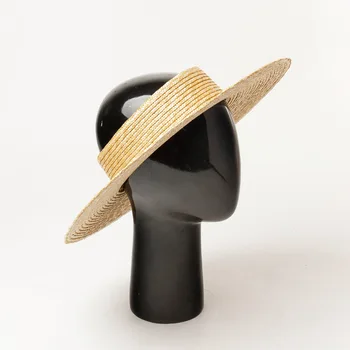 En-gros de Înaltă Calitate Naturale Paie Visor Femei Pălării de Margine Largă Gol Pălărie de Top de Răcire UV Umbra Plaja Hat Cadouri de vacanță S1187