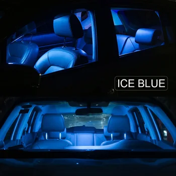 8x Alb Canbus LED Lampă Auto Becuri Pachet de Interior Kit Pentru 2017-2020 Fiat 124 Spider Map Dom Portbagaj Lumina Placa