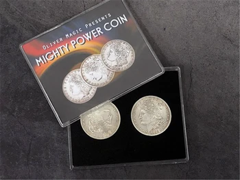 Putere mare de Monede (Morgan Dollar) de Oliver Trucuri Magice Satge Aproape Magia Monede Fun Penetrare Magie Iluzie Pusti de Recuzită