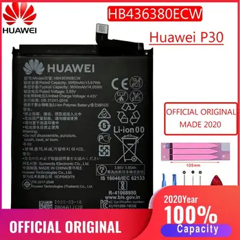 HB436380ECW Original de Baterie de Telefon Pentru Huawei P30 ELE-L09 ELE-L29 ELE-AL00 ELE-TL00 3650mAh Înlocuirea Bateriilor Bateria batary