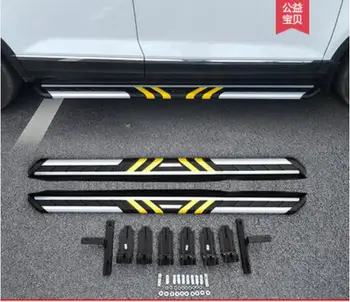 Aliaj de aluminiu + ABS Pentru Masina Rulează Bord Pas Lateral Nerf Bar Garda Dedicat Pentru toate modelele Vw Volkswagen T-ROC 2018 2019 2020
