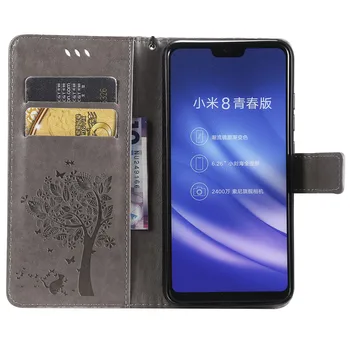 Pentru Xiaomi Mi 8 Lite Piele Caz Acoperire Mi8 Flip Portofel Magnetic Telefon Caz Pentru Xiomi Km 8 6 5 5X Juca A1 A2 Lite 10 Poco F1 X3