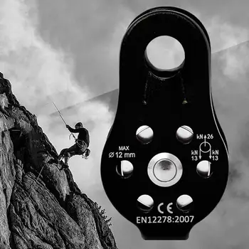 Alpinism Scripete Fix Sideplate Singur Scripete Scripete De Supraviețuire În Aer Liber Instrument De Mare Altitud Traversa Tractiune Echipament De Alpinism