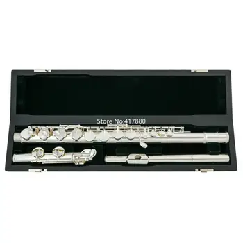 Populare Perla Flaut Alto PFA-206 ES 16-a Închis Gaura G Ton Argintiu Placat cu Profesionist instrument Muzical cu caz transport gratuit
