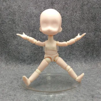 13CM Anime Arhetip Art figurina Papusa Manechin Figma Copii Corp Model de Jucărie Poate Schimba Capul de Artă Desen schiță