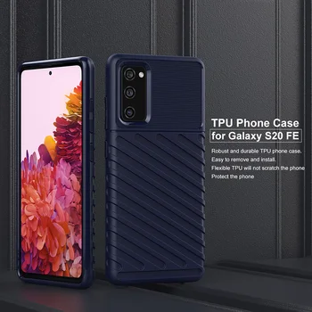 Silicon TPU Moale Caz pentru Samsung Galaxy S20 FE Complet Capacul de Protecție Ultra Subțire S20fe Capacul din Spate Caz de Telefon Mobil Accesorii