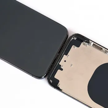 Mijlocul Cadru Pentru iPhone 8 Plus Capacul Bateriei Cazul Mijlocul Șasiu Cadru de Asamblare Pentru iPhone X XS Înapoi Locuințe Caz de Reparații Piese