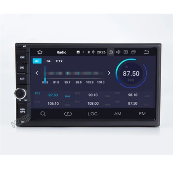 DSP 2 Din Auto Radio Android 10.0 Pentru Nissan/Xtrail/Tiida/Hyundai/KIA Auto Universal Multimedia Player Video, GPS, USB DVR RAM 2GB