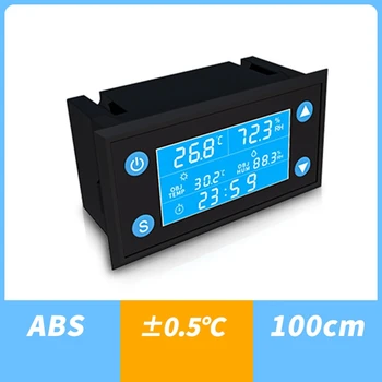 W1212 AC 220V LCD Digital de Temperatură și Umiditate Controller Timer SHT20 Senzor Sonda pentru Incubator de Acvariu cu Termostat de Umiditate