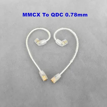 MMCX de sex Feminin La 2Pin 0.78 mm IM04 IE80 A2DC QDC MMCX de sex Masculin setul cu Cască căști Cablu Cablu Adaptor Casti Accesorii pentru Shure IE80