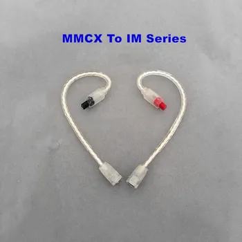 MMCX de sex Feminin La 2Pin 0.78 mm IM04 IE80 A2DC QDC MMCX de sex Masculin setul cu Cască căști Cablu Cablu Adaptor Casti Accesorii pentru Shure IE80